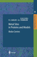 Metal Sites in Proteins and Models Redox Centres [E-Book] /