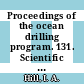 Proceedings of the ocean drilling program. 131. Scientific results Nankai trough : covering leg 131 of the cruises of the drilling vessel JOIDES resolution, Apra Harbor, Guam, to Pusan, South Korea, site 808, 26.03.1990 - 01.06.1990
