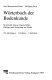 Wörterbuch der Bodenkunde : Systematik, Genese, Eigenschaften, Ökologie und Verbreitung von Böden : 43 Tabellen /