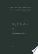 Sc, Y, La-Lu Rare Earth Elements [E-Book] : Compounds with Te, Po /