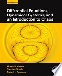 Differential equations, dynamical systems, and an introduction to chaos [E-Book] /