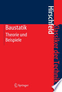 Baustatik [E-Book] : Theorie und Beispiele /