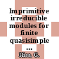 Imprimitive irreducible modules for finite quasisimple groups [E-Book] /