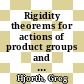 Rigidity theorems for actions of product groups and countable Borel equivalence relations [E-Book] /