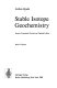 Stable isotope geochemistry.