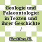 Geologie und Palaeontologie: in Texten und ihrer Geschichte /