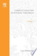 An introduction to complex analysis in several variables.