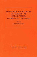 Singularities of solutions of linear partial differential equations, seminar : Institute for advanced study 1977-78.