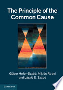 The principle of the common cause [E-Book] /