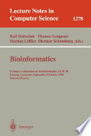 Bioinformatics [E-Book] : German Conference on Bioinformatics, GCB' 96, Leipzig, Germany, September 30 - October 2, 1996. Selected Papers /