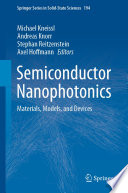 Semiconductor Nanophotonics [E-Book] : Materials, Models, and Devices /