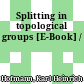 Splitting in topological groups [E-Book] /