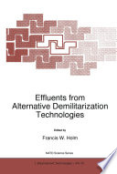 Effluents from Alternative Demilitarization Technologies [E-Book] /