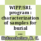 WIPP/SRL program : characterization of samples for burial in WIPP : [E-Book]