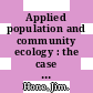 Applied population and community ecology : the case of feral pigs in Australia [E-Book] /
