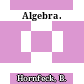 Algebra.