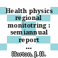 Health physics regional monitotring : semiannual report ,  January through June 1956 : [E-Book]