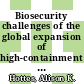 Biosecurity challenges of the global expansion of high-containment biological laboratories : summary of a workshop [E-Book] /
