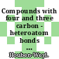 Compounds with four and three carbon - heteroatom bonds cumulative index /