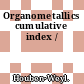 Organometallics cumulative index /