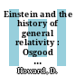 Einstein and the history of general relativity : Osgood Hill conference. 1986: proceedings : North-Andover, MA, 08.05.86-11.05.86.