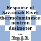 Response of Savannah River thermoluminescent neutron dosimeter to monoenergetic neutrons : to be presented at the fifth workshop on personnel neutron dosimetry, National Bureau of Standards, Gaithersburg, Md., May 6 - 7, 1975 [E-Book] /
