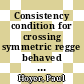 Consistency condition for crossing symmetric regge behaved amplitudes /