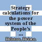 Strategy calculations for the power system of the People's Republic of Bulgaria. pt 0001.