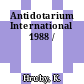 Antidotarium International 1988 /