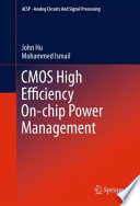 CMOS High Efficiency On-chip Power Management [E-Book] /