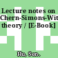 Lecture notes on Chern-Simons-Witten theory / [E-Book]