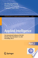 Applied Intelligence [E-Book] : First International Conference, ICAI 2023, Nanning, China, December 8-12, 2023, Proceedings, Part II /
