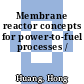 Membrane reactor concepts for power-to-fuel processes /