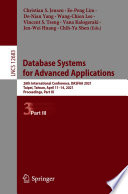 Database Systems for Advanced Applications [E-Book] : 26th International Conference, DASFAA 2021, Taipei, Taiwan, April 11-14, 2021, Proceedings, Part III /