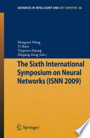 The Sixth International Symposium on Neural Networks (ISNN 2009) [E-Book] /