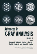 Denver conference on the applications of X-ray analysis 1982: proceedings. 1982. Proceedings : Denver, CO, 01.08.82-06.08.82 /