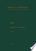 Pb Organolead Compounds [E-Book] : Part 1 Tetramethyllead /