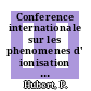 Conference internationale sur les phenomenes d' ionisation dans les gaz. 0006: comptes rendus. vol 0001 : Paris, 08.07.63-13.07.63 /