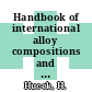 Handbook of international alloy compositions and designations. volume 0001 : Titanium.