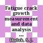 Fatigue crack growth measurement and data analysis : Symposium on fatigue crack growth measurement and data analysis : Pittsburgh, PA, 29.10.79-30.10.79.