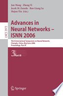 Advances in Neural Networks - ISNN 2006 (vol. # 3973) [E-Book] / Third International Symposium on Neural Networks, ISNN 2006, Chengdu, China, May 28 - June 1, 2006, Proceedings, Part III