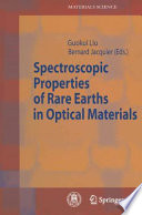 Spectroscopic Properties of Rare Earths in Optical Materials [E-Book] /