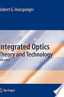 Integrated optics : theory and technology : with 26 tables /