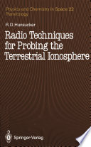 Radio Techniques for Probing the Terrestrial Ionosphere [E-Book] /