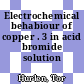 Electrochemical behabiour of copper . 3 in acid bromide solution /