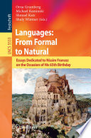 Languages: From Formal to Natural [E-Book] : Essays Dedicated to Nissim Francez on the Occasion of His 65th Birthday /