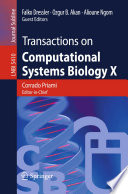 Transactions on Computational Systems Biology X [E-Book] /