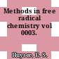Methods in free radical chemistry vol 0003.
