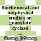 Biochemical and biophysical studies on guanylate cyclase activating protein 1, a Ca2+-sensor in phototransduction [E-Book] /