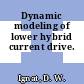 Dynamic modeling of lower hybrid current drive.